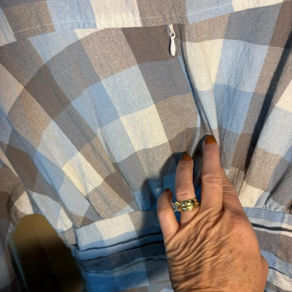 Atoir The Vision Dress in Air Force Blue Check, size 6, Contemporary Chic Retro - Picture 8 of 16